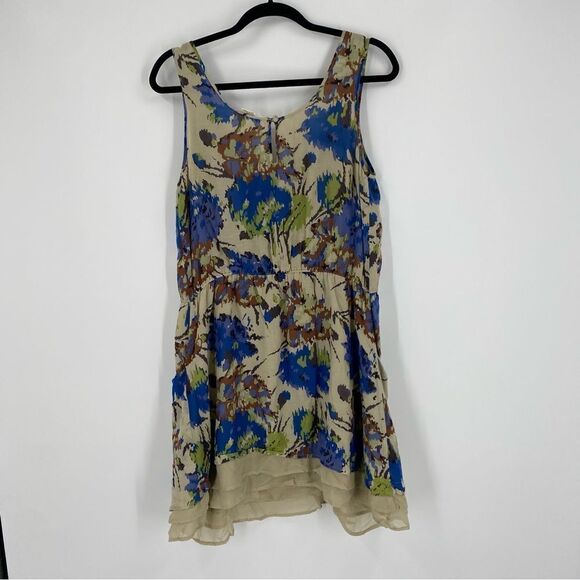 Covet Women’s Scoop Neck Sleeveless Floral Mini A Line Dress size L - Picture 3 of 3
